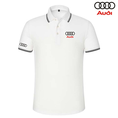 2022 Polo Audi été Manches Courtes Homme Respirant Col Contrasté